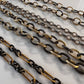 Black Gold Link Necklace