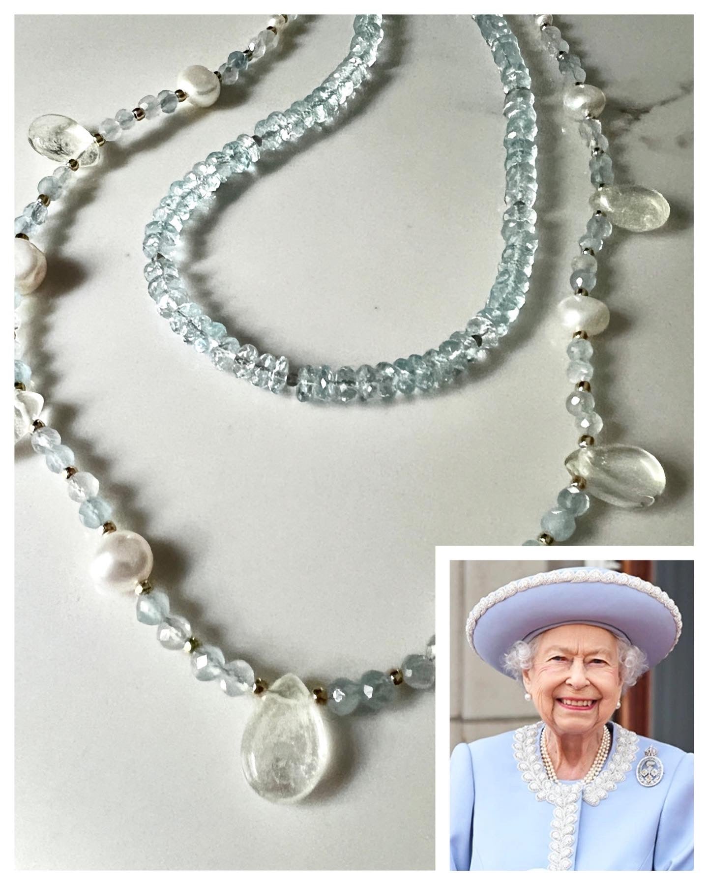 Queen Elizabeth Tribute Necklace