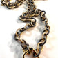 Black Gold Chain Necklace