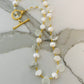 Pearl Quartz Gold Bead Necklace
