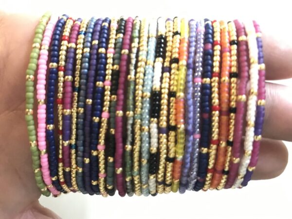 "Grit" Word Bead Bracelet