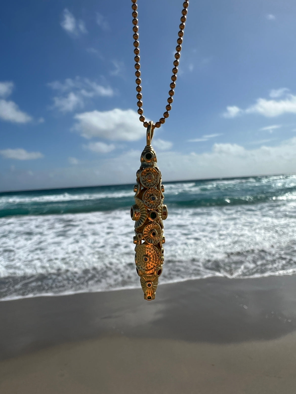 Lotus Flower Pendant Necklace