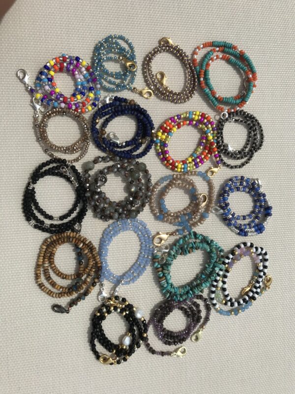 Crystal Hand Beaded Face Mask Chains