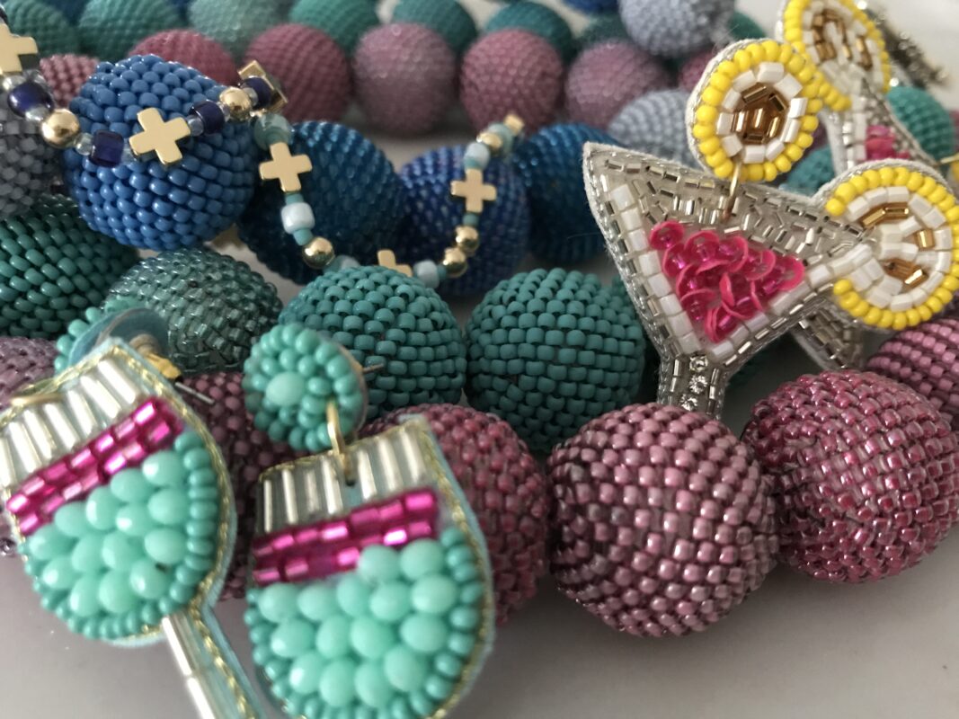 Chunky Colorful Beaded Bracelets