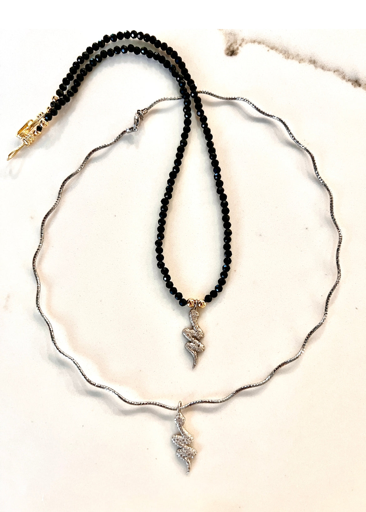Diamond Snake Necklace