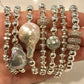 Silver Hand Beaded Bracelets