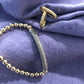 Diamond Gold Fill Bead Bracelet
