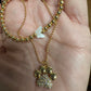 CZ Paw Necklace