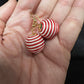 Red Ball Earrings