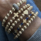 Gold Fill Cross Bead Bracelets