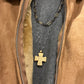 Cross Silver Gold Necklace