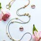 CZ  Rainbow Bead Necklace