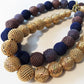 Hand Beaded Ball Necklaces
