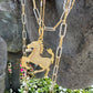 Diamond Gold Horse Necklace