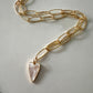 Mother of Pearl Heart Necklace