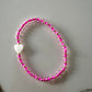 Heart Seed Bead Bracelet