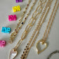 Mother of Pearl Heart Necklace