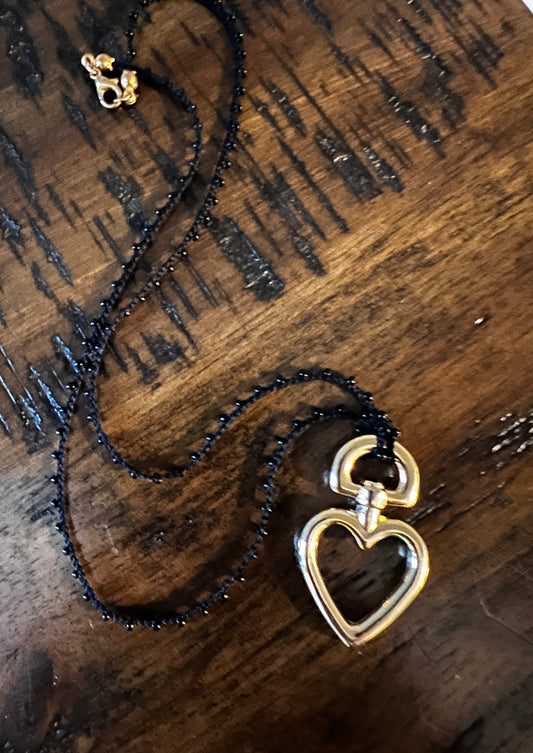 Gold Fill Heart Cord Necklace