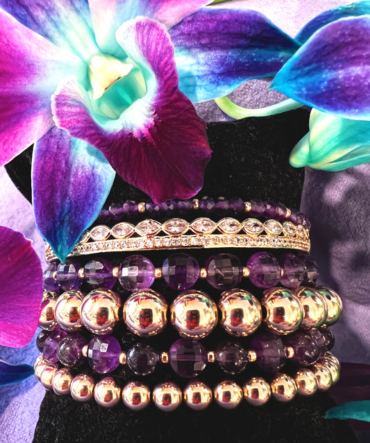 Amethyst Bracelet Collection