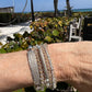Diamond Bar Bead Bracelet