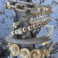 Gold Fill CZ Cuff Bracelets