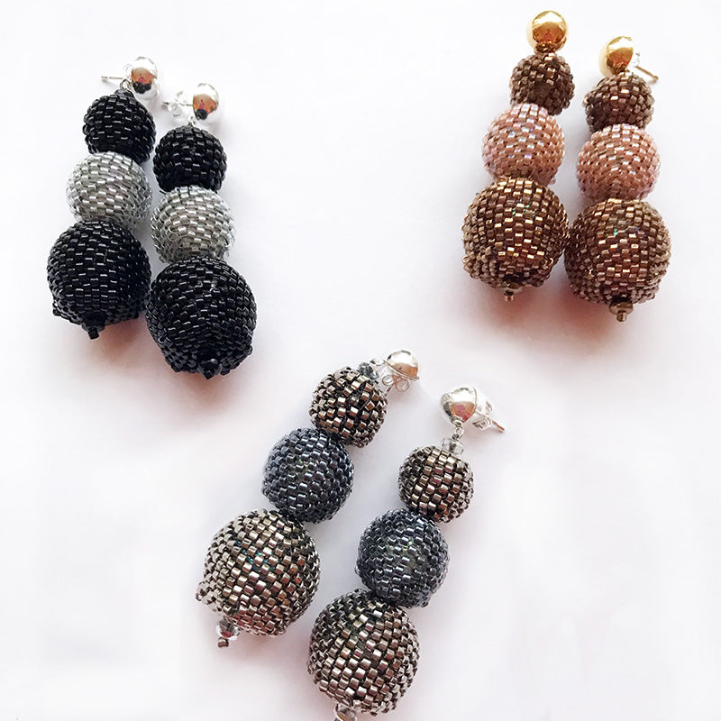 Miyoki Hand Bead Earrings