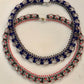 Red Blue Bead Necklace
