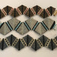 Geometric Hand Beaded Bracelets