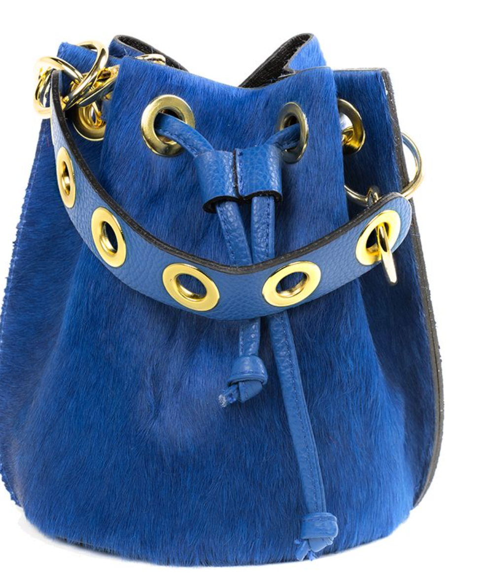 Bucket Bag Leather or Faux Fur